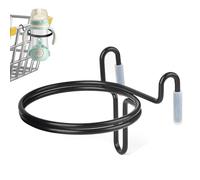 Porte-gobelet pour chariot de courses, support d'organisation portable | Support antidérapant à double anneau pour supermarché, entrepôt, terrain de golf