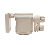 Porte-Gobelet pour Fauteuil Roulant, Support Rotatif 360° avec Porte-Téléphone pour Déambulateur, Porte-Bouteille Non-Dérapant pour Poussette Caddies Fauteuils Roulants