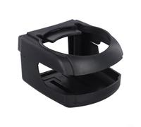 Porte-gobelet pour grille d'aération de voiture, support horizontal à clipser pour tasses et canettes de voyage, accessoire de voiture en plastique ABS en plusieurs couleurs (noir)