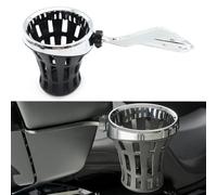 Porte-gobelet pour moto Indian Roadmaster Dark Horse Roadmaster/Limited Pursuit Limited Pursuit Dark Horse 2014-2023 avec support perchoir arrière pour coffre de tourisme Chromé