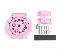 Porte-gobelet pour moto - Pour véhicules électriques - Porte-bouteille d'eau ABS - Accessoire de guidon pour une hydratation pratique (rose)