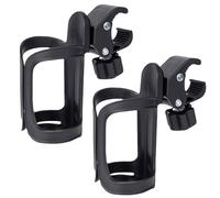 Porte-gobelet pour poussette, 2 pièces, réglable, porte-gobelet à eau, porte-gobelet universel, convient pour vélo, poussette et tapis de course