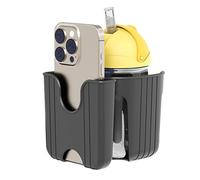 Porte-Gobelet Pour Poussette | Accessoire Porte-Téléphone pour Poussette | Organisateur De Rangement Réglable Amovible Pour Fauteuil Roulant Déambulateur Vélo Rollator Scooter Accessoires Mobilité Tél