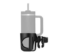 Porte-gobelet pour poussette Stanley Quencher H2.0 (modèles de 10 et 1,18 ml), également compatible avec Stanley IceFlow (modèles de 50 et 887 ml) - Noir