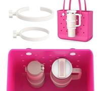 Porte Gobelet pour Sac Bogg, Bogg Bags Accessoires, Porte Gobelet pour Sac De Plage, Compatible with 30 40 Oz Stanleys Cup