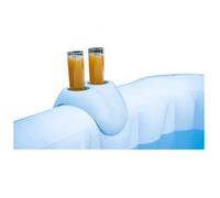Porte gobelet pour spa gonflable -Ospazia - Dimensions : 23 x 23 x 20 cm - Compatible autres marques Gris