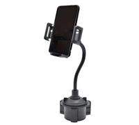 Porte-gobelet pour téléphone, Support de téléphone Portable réglable pour véhicule, Conception Pliable 2 en 1, Support deà Base de Tasse Extensible pour la Conduite de Voiture, Camping-Car,