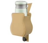 Porte-gobelet pour voiture - Organiseur de tasse en cuir avec crochet de rangement | Accessoire de siège arrière pour voiture, camion, VUS, berline et camping-car | Peut contenir une bouteille d'eau