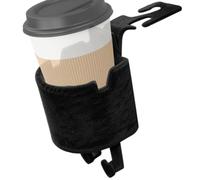 Porte-gobelet pour voiture Plateau appui-tête floqué multifonction gain de | Organisateur siège arrière avec porte-gobelet Pour téléphone mobile clés berline camping-car camion Noir