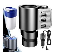 Porte-gobelet pour voiture, refroidissement par chauffage, refroidisseur de tasses pour voiture intelligente 2 en 1 | Tasse isolante pratique pour réfrigérateur | Support de 12 V 36 W pour eau, vous