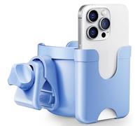 Porte Gobelet Poussette, Guiseapue Universel Accessoire Poussette, Bébé Organisateur Poussette pour Cybex/Yoyo, Vélo, Fauteuil Roulant, Deambulateur, Trottinette électrique (Bleu)