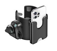 Porte Gobelet Poussette, Universel Accessoire Poussette pour Cybex Yoyo, Porte Gobelet pour Fauteuil Roulant, Vélo, Deambulateur, Trottinette électriqu, Bébé Organisateur Poussette