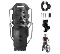 Porte-gobelet rotatif à 360 degrés résistant aux intempéries avec verrouillage automatique sécurisé pour différentes tailles de bouteilles et de gobelets - Convient pour moto, poussette et (nylon noir