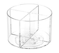 Porte-gobelet Rotatif | Organiseur De Bureau en Acrylique À 360 Degrés, Seau De Rangement Séparé pour Maquillage | Boîte De Rangement Multifonction pour Sacs De Boissons, pour Bureau, Maison
