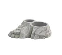 Porte-gobelet Terra Della Rock Gris 15x12x4 cm