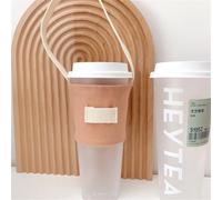 Porte-Gobelet Toile Réutilisable pour Bubble Tea Porte-Gobelet(4#)