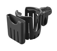 Porte-Gobelet Universel 2-en-1 pour Poussette/Vélo/Fauteuil - avec Support Téléphone Intégré & Porte-Biberon - Fixation Robuste et Réglable 360°