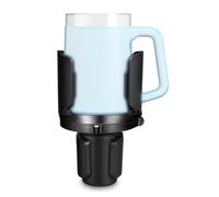 Porte-gobelet universel de voiture compatible avec stein à bière Stanley, tasse de camping, tasses YETI Rambler et Hydroflask - Base réglable et extensible - Ajustement sûr pour les grandes tasses