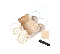 Porte-Gobelet Voiture Boîte À Mouchoirs Pliable pour Voiture, Porte-gobelet Organiseur De Rangement, Boîte D'accoudoir(Beige Storage Box with Four Cup Holders)