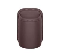 Porte-gobelet Voiture en Cuir pour Dodge Ram 2016-2023, Support de Verre Suspendu pour Portière et Organisateur de Rangement Multifonctionnel,Brown