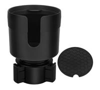 Porte Gobelet Voiture, Porte Boisson Voiture, Porte-Gobelet de Voiture avec Base Réglable, Accessoire Voiture Porte Gobelet pour Plupart des Bouteilles d'eau Tasses