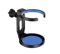 Porte-gobelet Voiture Réglable Grille D'aération Support Bouteilles D'eau Cendrier Organisateur Stable Anti-vibrations Universel(Blue)