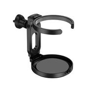 Porte-gobelet Voiture Réglable Grille D'aération Support Bouteilles D'eau Cendrier Organisateur Stable Anti-vibrations Universel(Black)