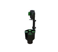 Porte-Gobelet Voiture Support De Téléphone Multifonction 2 en 1 pour Voiture avec Grille D'aération(Green)