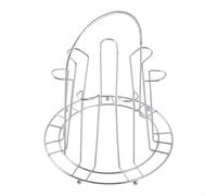 Porte-gobelets à l'envers en acier inoxydable pour le rangement et le séchage des tasses en verre, adapté pour les cuisines ou les bars nécessitant une organisation soignée et efficace des tasses (6
