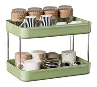 Porte-gobelets moderne minimaliste avec plateau amovible ABS PET fer multi-tailles vert antique rouge Ankara pour comptoir, bureau, cuisine, salle de bain, bureau, chambre à coucher (B)