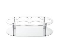 Porte-gobelets, porte-bouteilles d'eau, support à 6 emplacements avec base stable, rangement de cuisine pour comptoir, garde-manger, appartement, armoire, présentoir de boissons, 40 x 23 x 10 cm