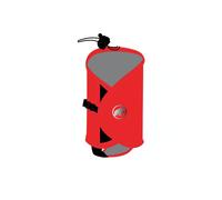 Porte-gourde MAMMUT Lithium Add-on Bottle Holder (mammut red) ONE SIZE