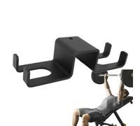 Porte-Haltères Mural,Dispositif Mural Vertical Pour Rangement De Barres d'Haltères | Accessoires de Garage Gain de Place Équipement pour Home Gym Entraînement Force Musculation