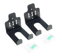 Porte-haltères verticaux solides en métal économe en espace - Organisateurs muraux pour salles de sport commerciales et maisons - Économie d'espace