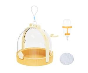 Porte-hamster - Cage de voyage, boîte de transport portable pour animaux de compagnie, sac de marche respirant en plein air | Mallette légère transparente pour les courseurs hérisson, oiseau