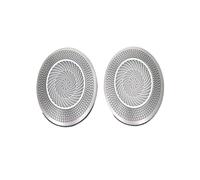Porte Haut-Parleur Couverture pour BMW X1 E84 2011 2012 2013 2014 2015 Cache Décoratif Anti-Rayures pour Haut-parleurs Portières Voiture Accessoire Audio(A-2 Pcs Silver)