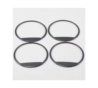 Porte Haut-Parleur Couverture pour Hyundai pour Kona pour Encino pour Kauai 2017 2018 2019 2020 Cache-Haut-parleurs Portière Système Audio Décoration Stéréo(B-Black)