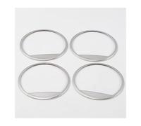 Porte Haut-Parleur Couverture pour Hyundai pour Kona pour Encino pour Kauai 2017 2018 2019 2020 Cache-Haut-parleurs Portière Système Audio Décoration Stéréo(C-Silver)