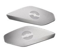 Porte Haut-Parleur Couverture pour Mazda MX-5 RF MX5 ND 2016-2020 Haut-parleurs De Portière Voiture Cache Décoration Stéréo Garniture Audio(A-Silver 2pcs)