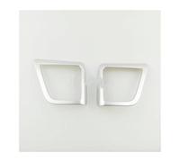 Porte Haut-Parleur Couverture pour Toyota pour Alphard pour Vellfire 30 2016-2018 Haut-parleurs Portière Voiture Décoration Stéréo Garniture Haut-Parleur Accessoire Audio(A-Silver Color)