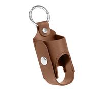 Porte-inhalateur pour , étui à inhalateur porte-clés, avec porte-boucle en métal et étui inhalateurs - Étui en cuir PU léger et protecteur, inhalateur de voyage, utilisation quotidienne, marron