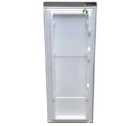 PORTE INOX COMPLETE NU COTE GAUCHE pour REFRIGERATEUR BEKO - 4385071400