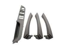 Porte Intérieur Poignée Porte Intérieure Plastique avec Garniture Couvercle Ensemble Complet pour BMW Série 3 E90 E91 316 318 320 325 328i LHD 2004-2010 2011 2012 Poignée Porte Intérieure(Gray 37.5 L
