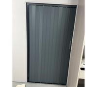 Porte intérieure Concertina à 2 volets avec serrure à clé, porte coulissante pour placard, douche, cuisine