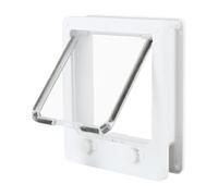 Porte intérieure pour chat,porte intérieure pour chat, Porte murale pour chien et chatière blanche, Porte murale pour chat, porte intérieure pour chien, porte extérieure pour animaux de compagnie pour
