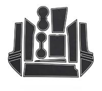 Porte intérieure Tapis De Rainure De Portière De Voiture pour A3 8Y Sline 2021 2022 2023 2024, Antidérapant, Accessoires pour Dessous De Verre(Wit)