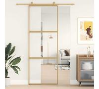 Porte intérieure Verre trempé et aluminium porte d'intérieur porte vitrée vidaXL