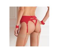 Porte-Jarretelles avec Menottes Tapage Nocturne Rouge