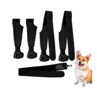 Porte-jarretelles pour chiens - protections imperméables pour pattes, bottes souples pour chiots, chaussures d'hiver antidérapantes, bottines réglables protection contre les intempéries | protection