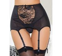 Porte-jarretelles sexy noir - Taille: M